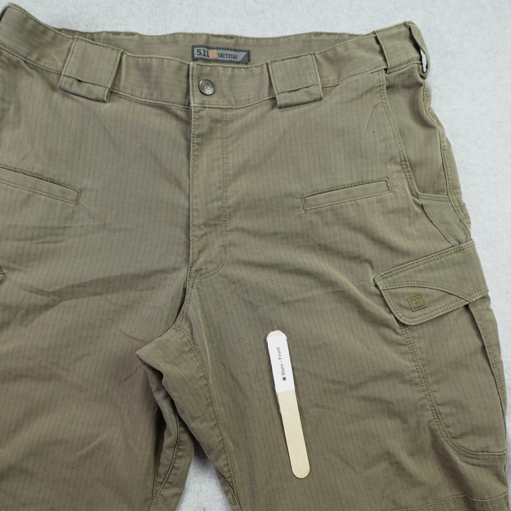 5.11 Tactical Pants Mens 36x34 Olive Green Cargo Ripstop Work Military - Picture 14 of 16